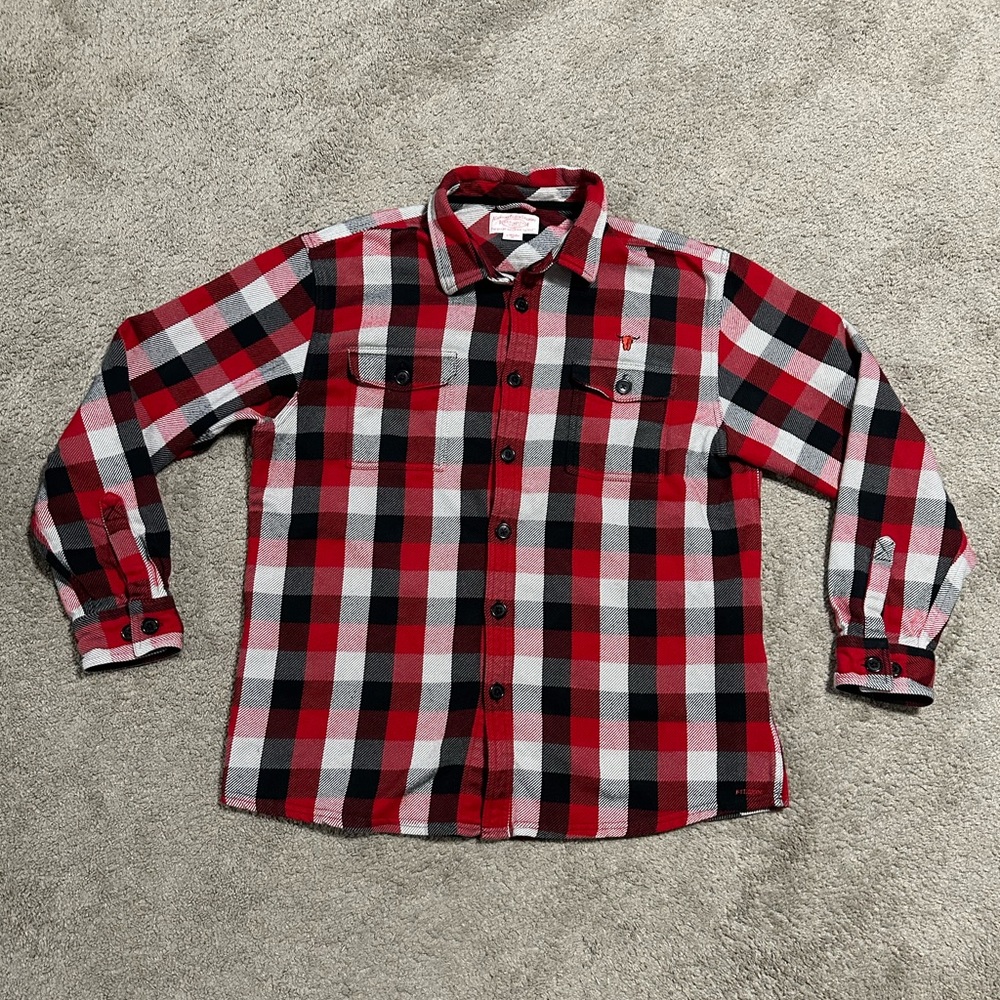 Filson Men’s Vintage Plaid Heavy Flannel Work Shirt